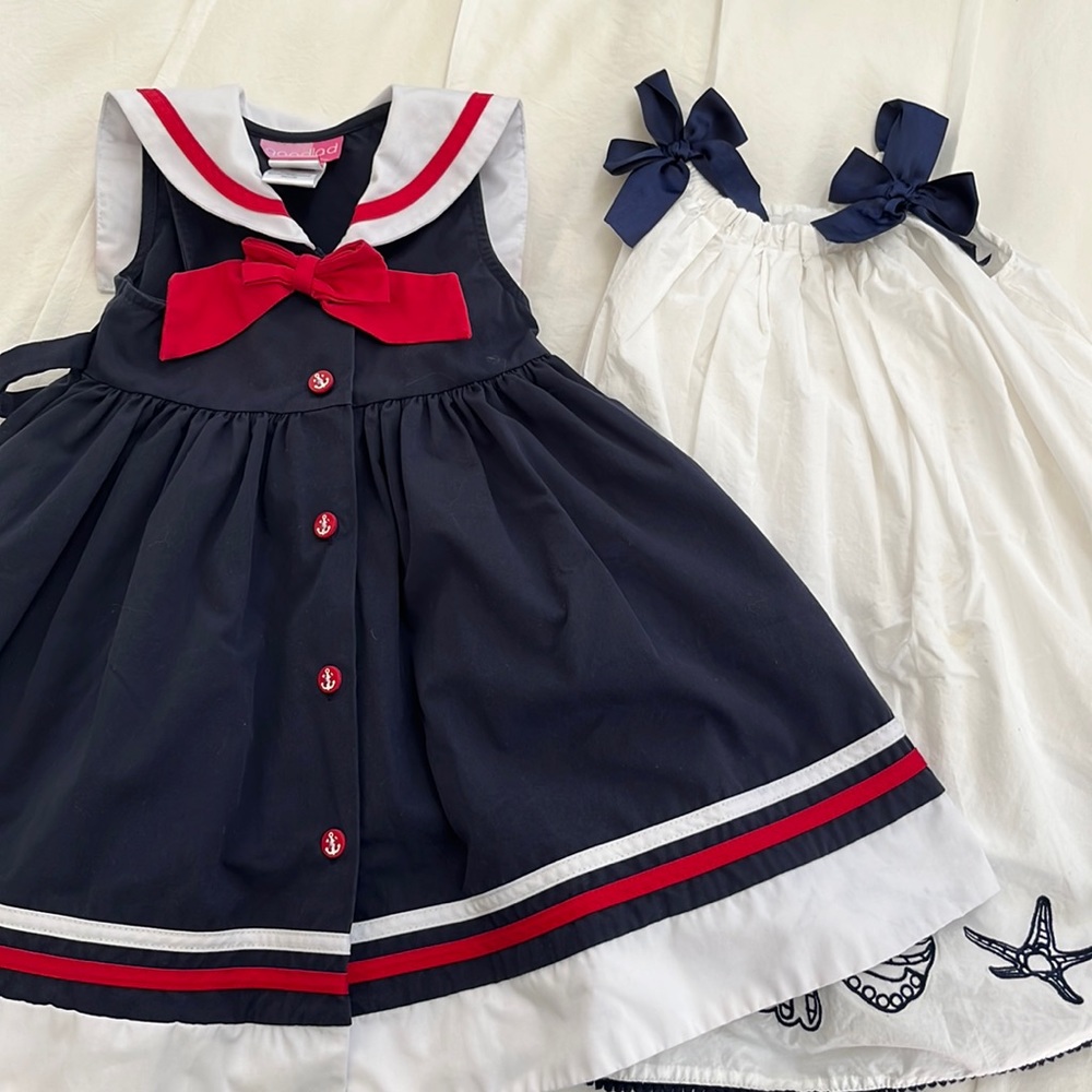 Girls, 4T dress lot summer Fourth of July